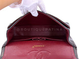 Chanel 1994 Vintage Black Medium Classic Double Flap Bag 24k GHW Lambskin 0O3