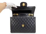 Chanel 1996 Vintage Jumbo Classic Flap Bag Black 24k GHW 3QC