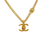 Chanel Turnlock Necklace Vintage 96A 24k GHW
