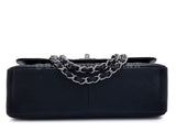 Chanel Black Caviar Jumbo Double Flap Bag SHW Classic