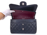 Chanel 2011 Black Caviar Jumbo Classic Double Flap Bag SHW GXC