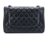 Chanel Black Caviar Jumbo Classic Double Flap Bag SHW  GXC