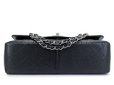 Chanel Black Caviar Jumbo Classic Double Flap Bag SHW  GXC