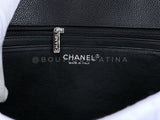 Chanel Black Caviar Maxi Flap Bag SHW Single WJF