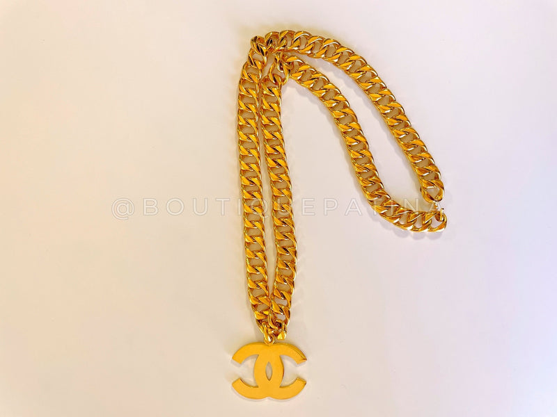 Chanel Vintage Collection 26 "Hip Hop" Giant Logo Chunky Chain Necklace Belt