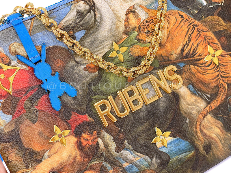 Louis Vuitton Rubens Clutch "Masters" x Jeff Koons with Chain