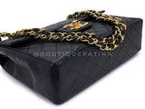 Chanel 1996 Vintage Jumbo Classic Flap Bag Black 24k GHW 3QC