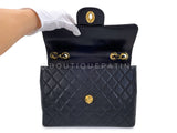 Chanel 1996 Vintage Jumbo Classic Flap Bag Black 24k GHW 3QC