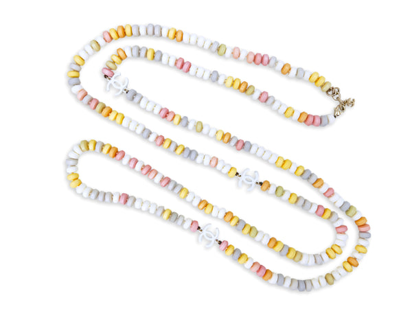 Chanel 2014 Supermarket "Candy" Long Pastel Multicolor Necklace