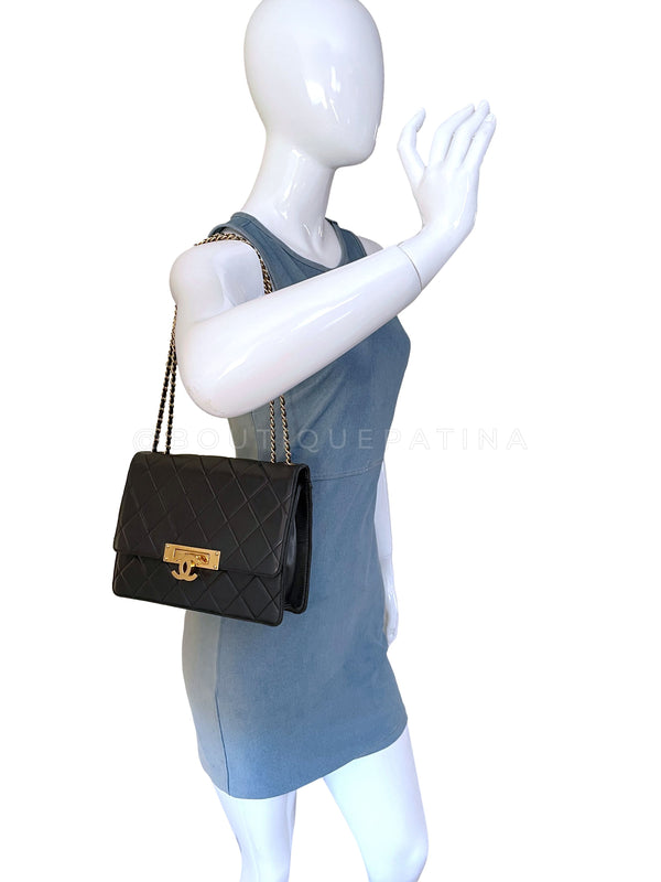 Chanel Butterscotch Fur Top Handle Mini Flap Bag GHW – Boutique Patina