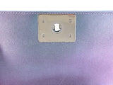 Chanel 18S Purple Mermaid Iridescent Water Boy Flap Bag Small
