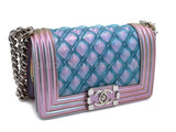 Chanel Water Boy Small Mermaid Iridescent 18S Purple Flap Bag OX3