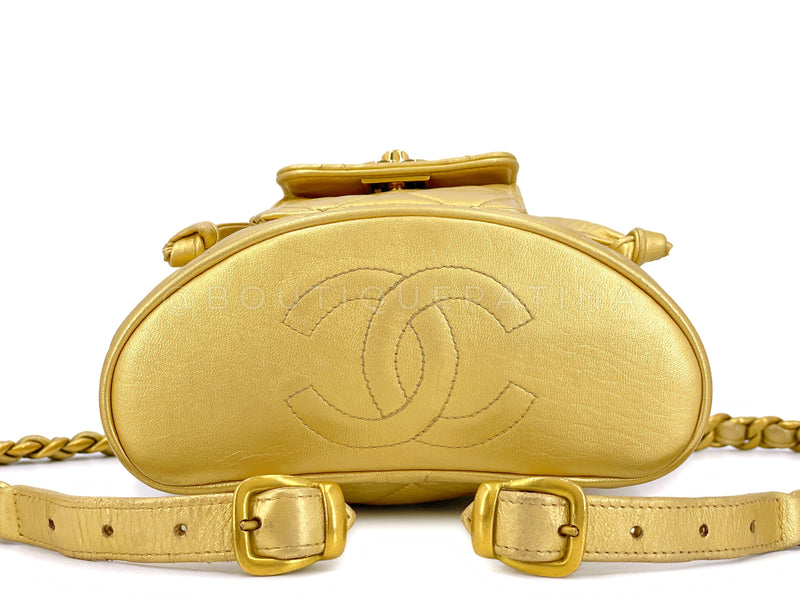 Chanel 1994 Gold Mini Duma Small Backpack Bag 24k GHW – Boutique Patina