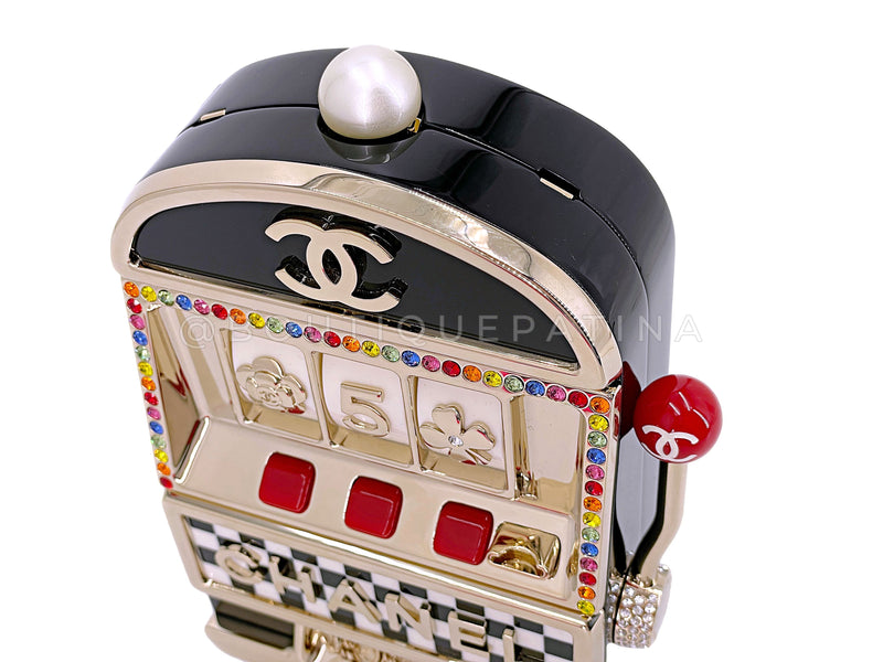 Chanel Casino Minaudière Bag 23C Monaco Slot Machine Evening Clutch NIB