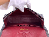 Chanel 1992 Vintage Black Lambskin Small Classic Double Flap Bag 24k GHW AGE