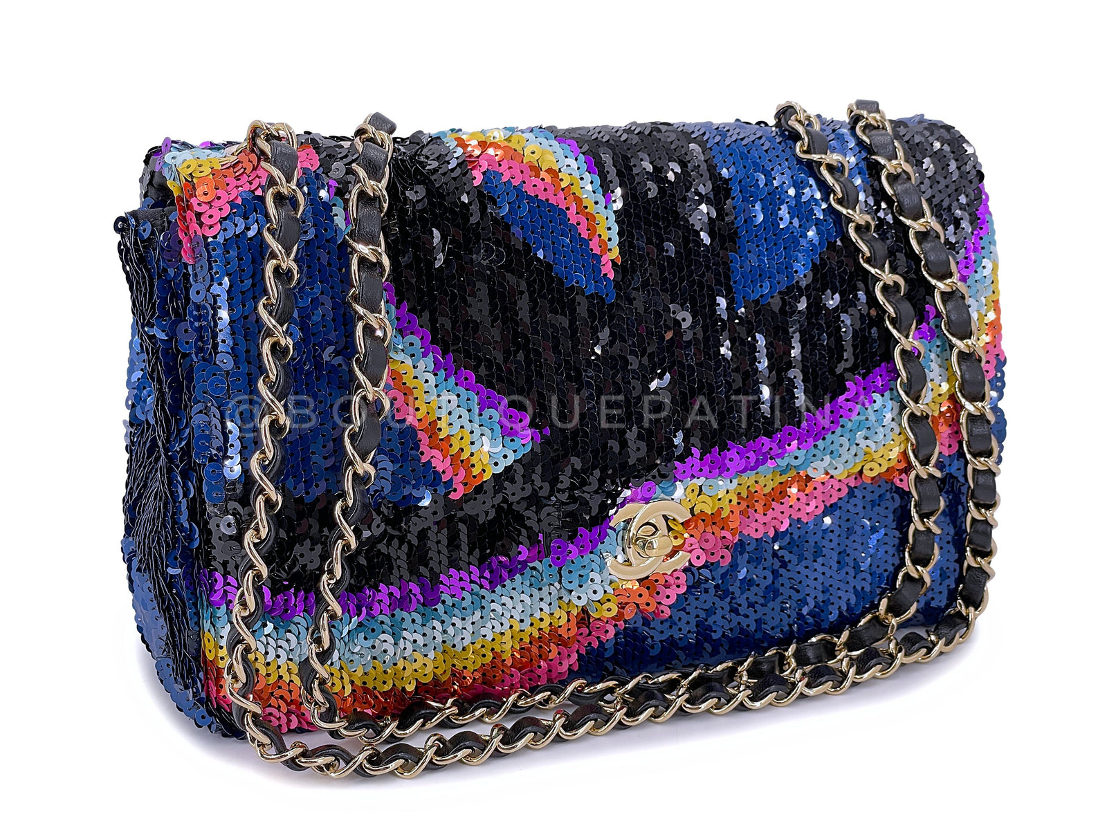 Chanel Rainbow Sequin Flap Bag 21K Medium G6I – Boutique Patina