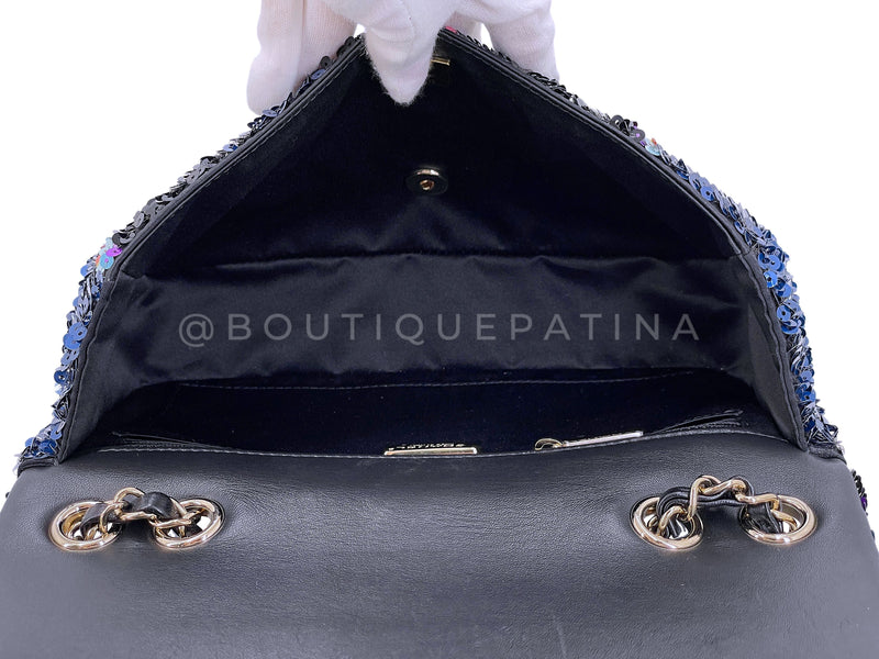 Chanel Women's Sequin Medium Single Flap Handbag