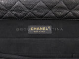 Chanel Black Ltd Airlines Runway Travel XXL Classic Flap Bag GHW