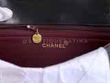 Chanel 1996 Vintage Black Kelly Flap Bag "Mommy" 24k GHW KGI