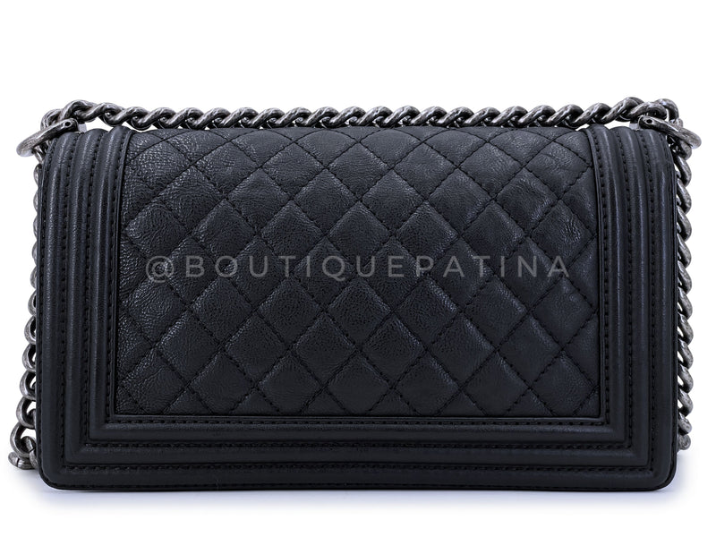Chanel Dallas Boy Bag 2014 Paris Métiers d'Art Black Medium Flap