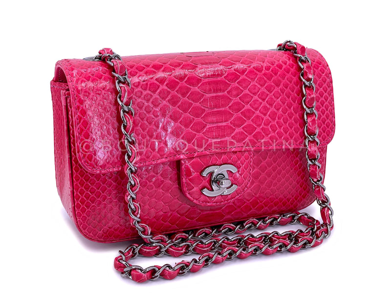 pink and black chanel purses