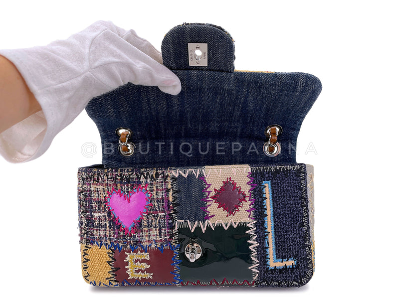 Rare 2012 Chanel Medium Denim Patchwork Flap Bag SHW – Boutique Patina