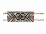 Rare Chanel 19A Egypt Crystal Mesh Rainbow Strass Bracelet Multicolor Paris-New York 6O6