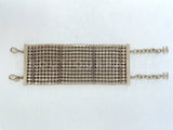 Rare Chanel 19A Egypt Crystal Mesh Rainbow Strass Bracelet Multicolor Paris-New York 6O6