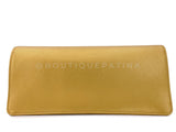 Chanel 19A Egypt Pale Gold Jumbo Clutch Bag Crocodile CC Paris-New York 5QW