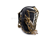 Chanel 19A Black All About Chains Pearl Fanny Pack Bag GHW Egypt Paris-New York 1LP