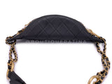 Chanel 19A Black All About Chains Pearl Fanny Pack Bag GHW Egypt Paris-New York 1LP