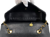Chanel Vintage 1994 Black Caviar Small Diana Flap Bag 24k GHW