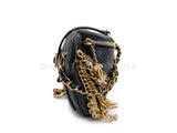 Chanel 19A Black All About Chains Pearl Fanny Pack Bag GHW 1LP