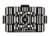 Chanel Lego Minaudière Barcode Striped Clutch Bag 2014 Supermarket Plexiglass YD0