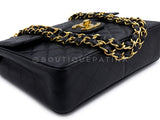 Chanel 1994 Vintage Black Caviar Jumbo Classic Flap Bag 24k GHW THW