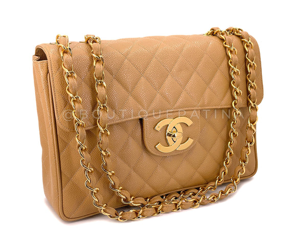 Chanel 1994 Vintage Jumbo Classic Flap Bag
