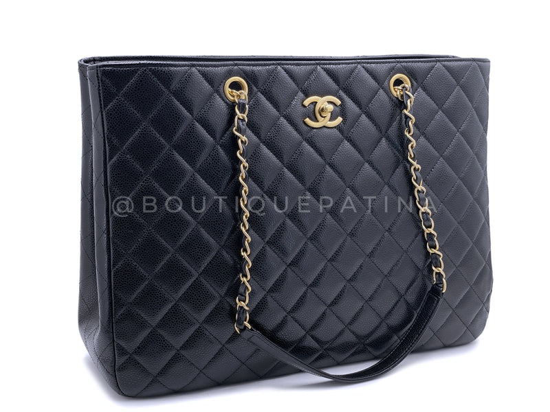 Chanel Black Caviar Timeless Classic Grand Shopper Tote Bag GHW – Boutique  Patina