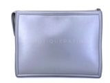 Rare Chanel 2017 LED 2.0 Oversized XL Clutch Bag Silver