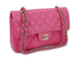 Chanel 20S Barbie Pink Caviar Small Classic Double Flap Bag GHW