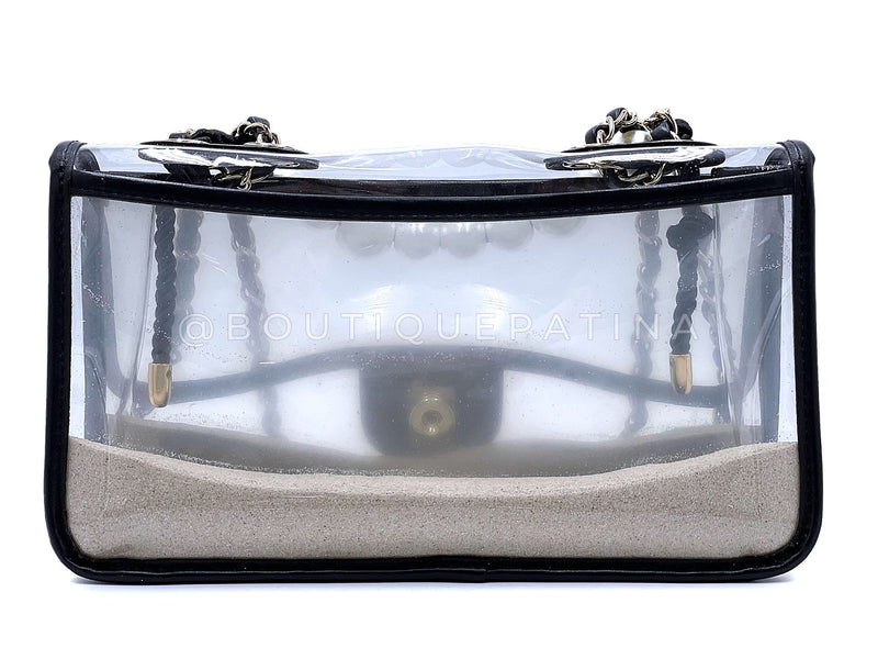 Chanel Sand by the Sea Pearl and PVC Flap Bag