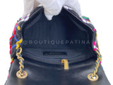 Chanel Rainbow Roped Square Mini Pearl Crush Flap Bag 2022 Z0G