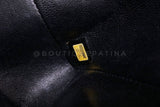 Chanel 2005 Vintage Black Caviar Medium Classic Double Flap Bag 24k GHW D3R