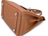 Hermès Gold Togo Beige Brown Birkin 25 Tote Bag Palladium PHW PPK