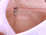 Chanel 2019 Pink Studded CCs Canvas Logomania Flap Bag RHW
