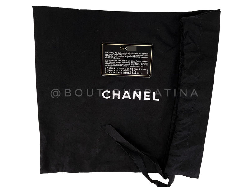 Chanel Vintage Black Mini Flap Bag Classic Lambskin 20cm 24k GHW