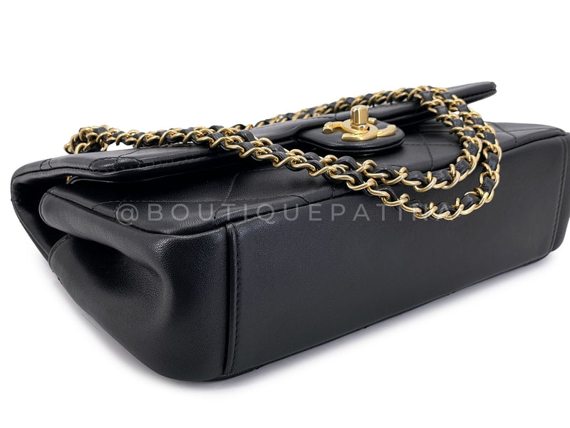 Chanel Black Chain Handle A Real Catch Flap Bag GHW