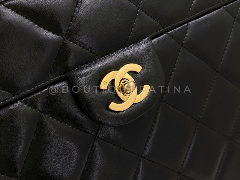 Chanel Vintage Box Vanity XL Quilted Bag Case 24k GHW 1994 PZ8