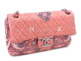 Chanel Vintage Pink Bandana Flap Bag SHW 2009 SHW W8A