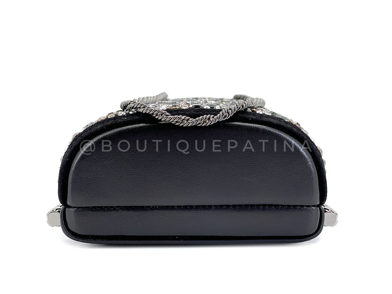 Chanel Crystal Studded Minaudière Evening Clutch Crossbody 19B Bag