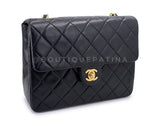 Chanel Vintage Mini 20cm Flap Bag Classic Lambskin 24k GHW FEL